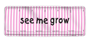 Pink Stripes See Me Grow™ Mat