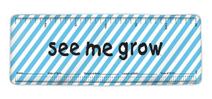 Blue Diagonal Strips See Me Grow™ Mat