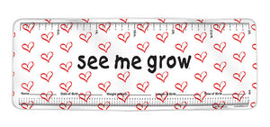 Red Hearts See Me Grow™ Mat